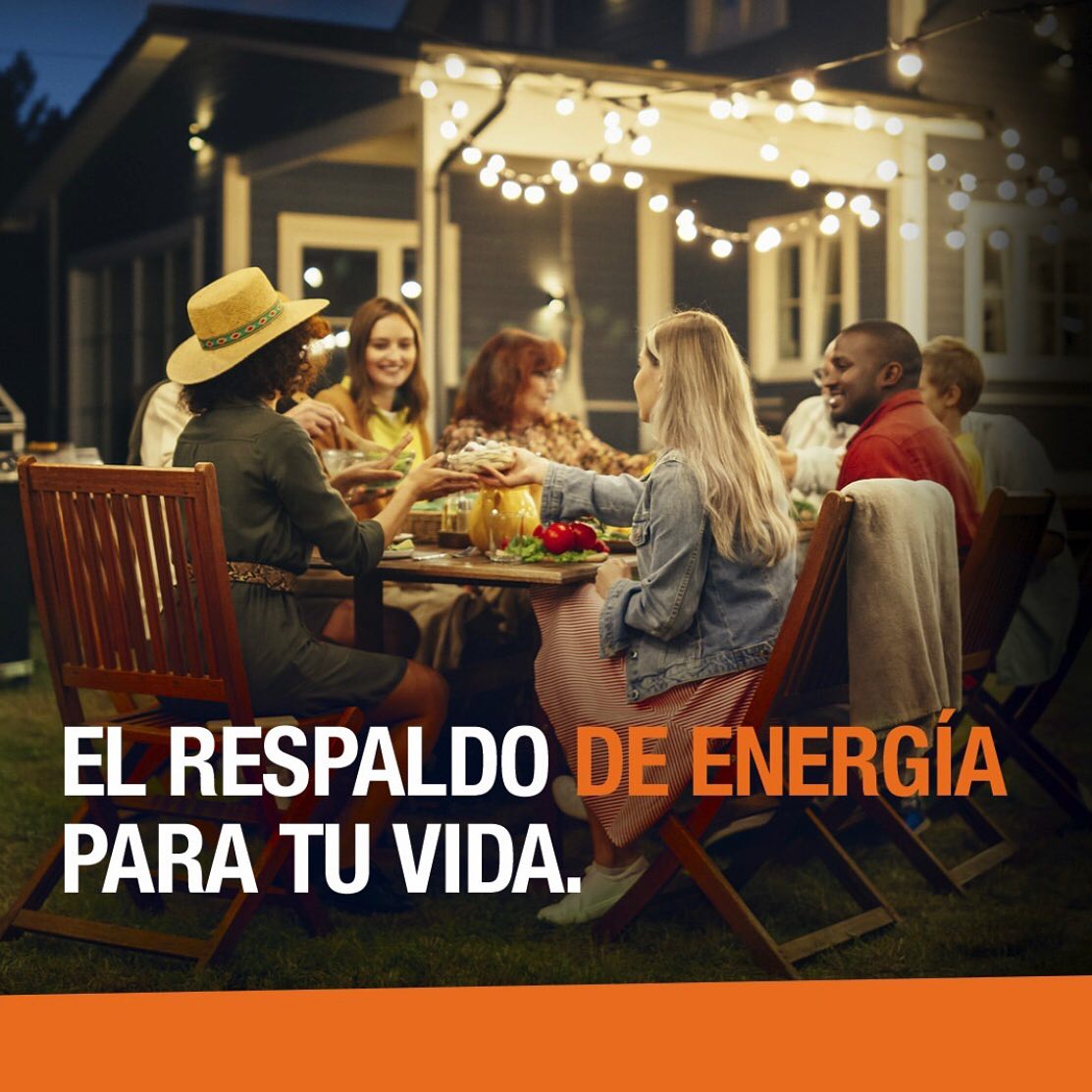El respaldo de energia para tu vida